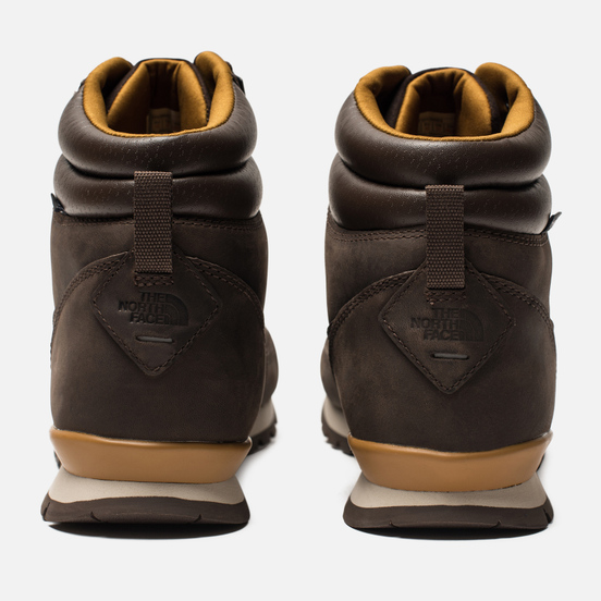 Мужские зимние ботинки The North Face Back to Berkeley Redux Leather Chocolate Brown/Golden Brown