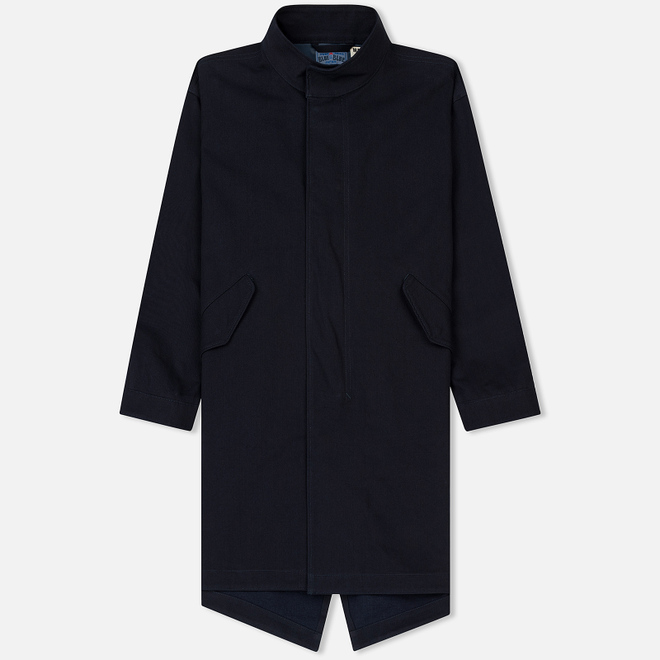 Мужское пальто Blue Blue Japan J5634 Chino Cloth Fishtail Indigo