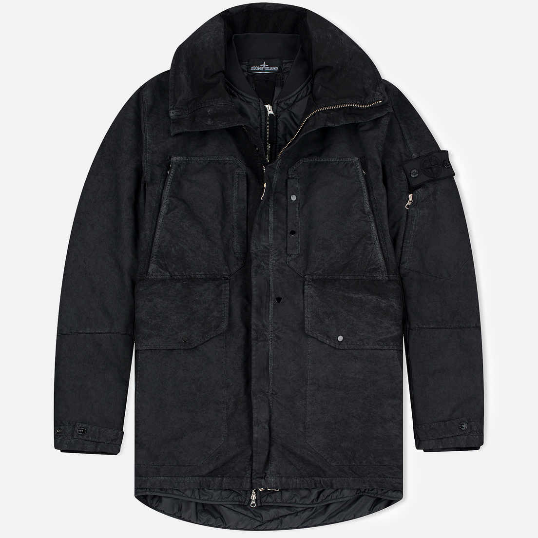 Stone Island Shadow Project Мужское пальто Multi Strata David TC