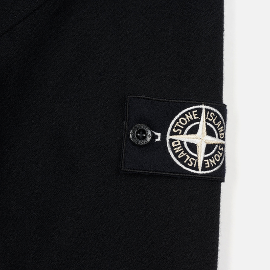 Мужское пальто Stone Island Tank Shield Wool Sytetch Multi Layer Fusion Technology Black
