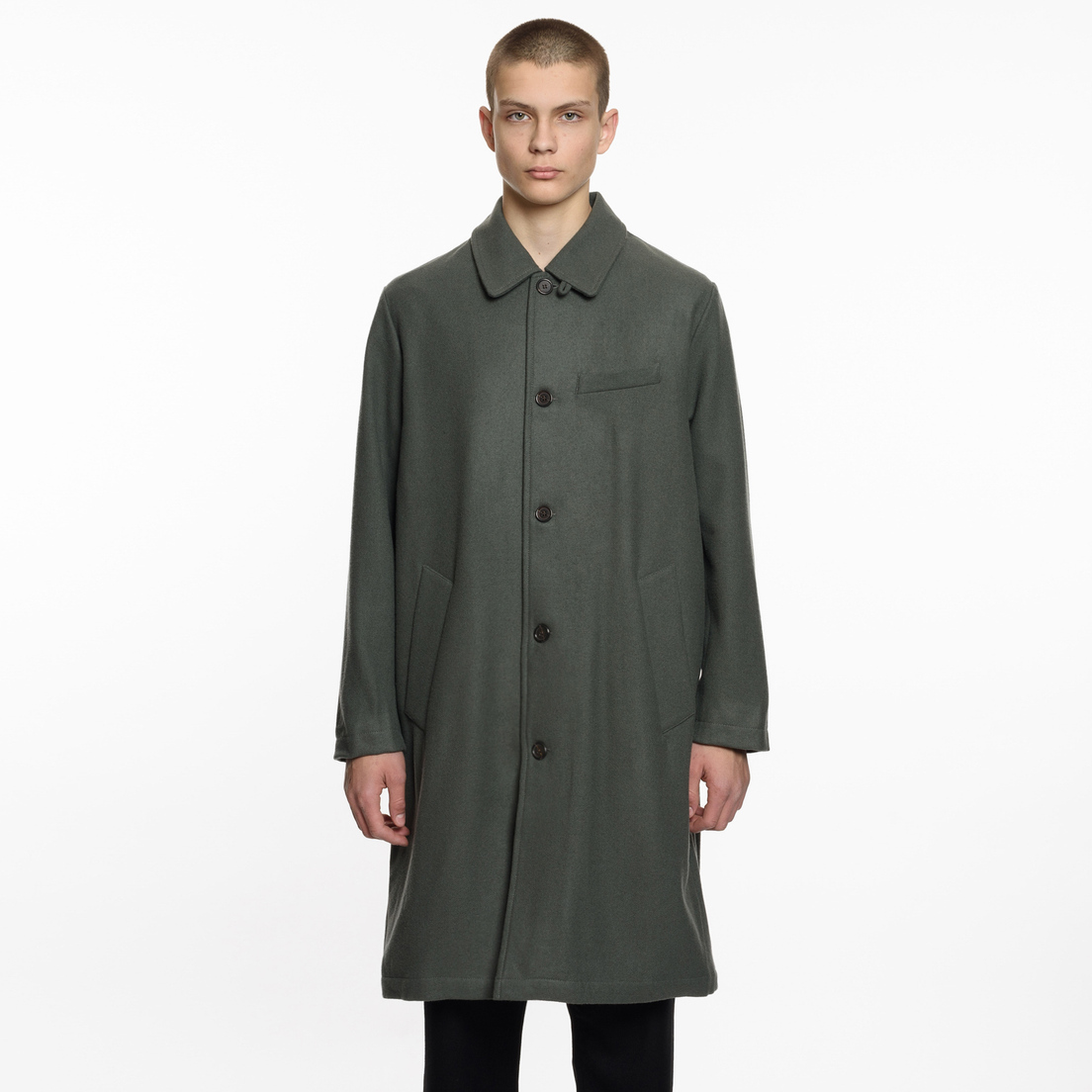 Universal Works Мужское пальто Overcoat Melton