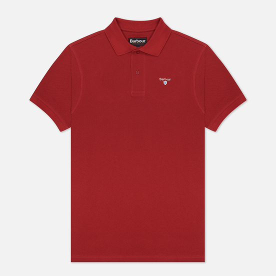 Мужское поло Barbour Sports Biking Red