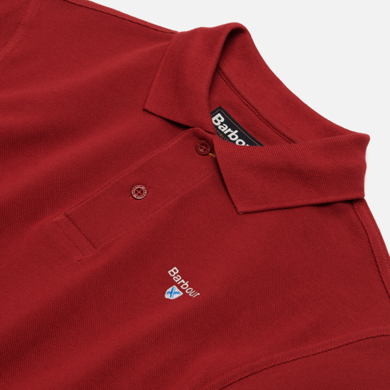 Мужское поло Barbour Sports Biking Red