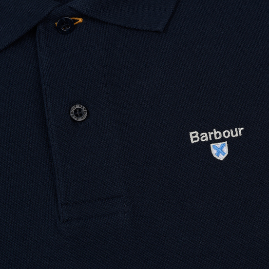 Мужское поло Barbour Sports New Navy