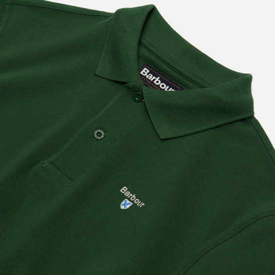 Мужское поло Barbour Sports Racing Green