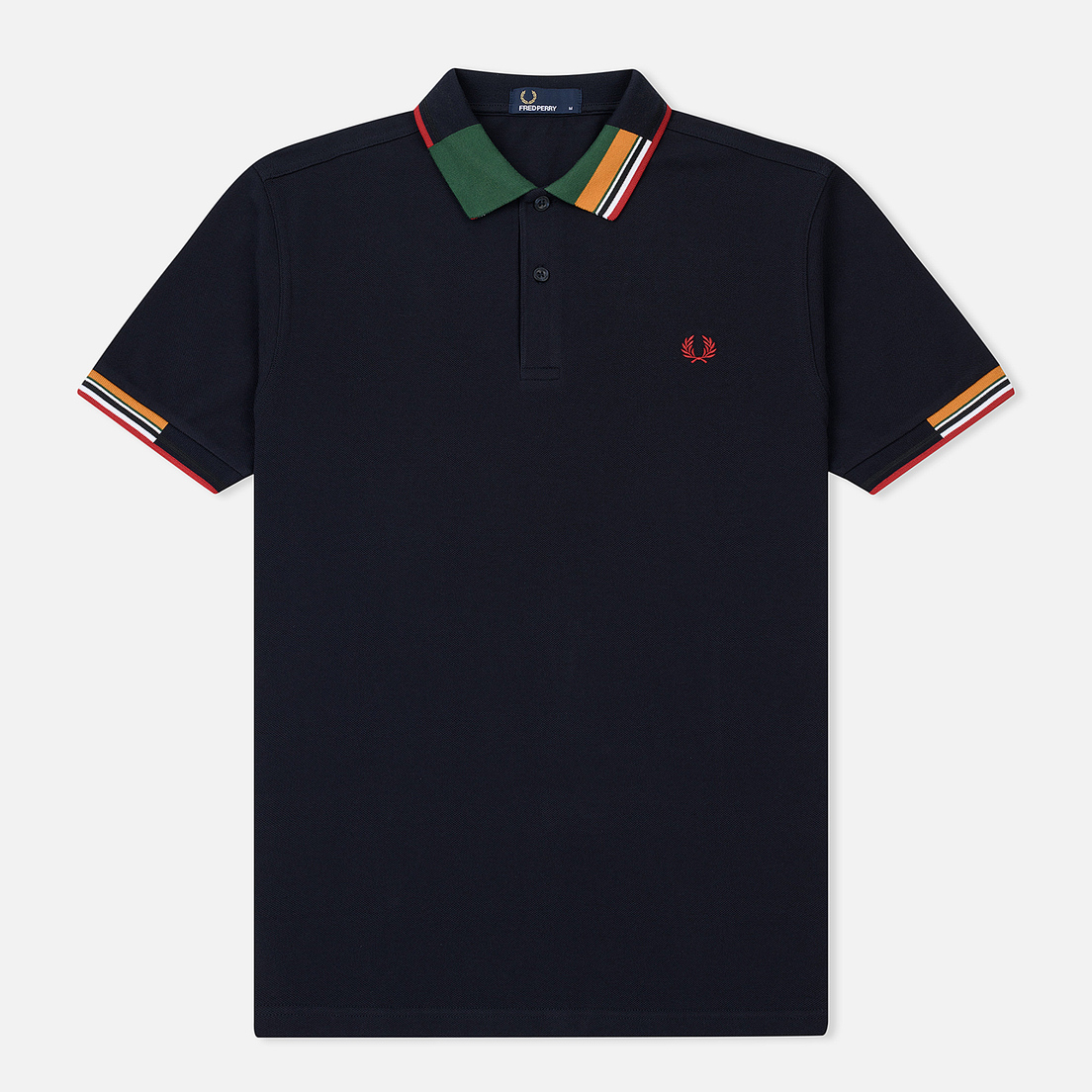 Fred Perry Мужское поло Abstract Collar Pique