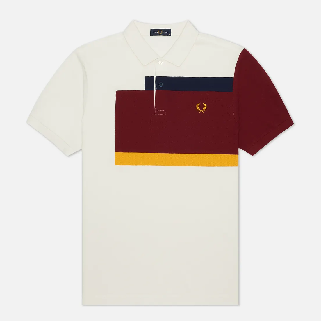 Fred Perry Мужское поло Abstract Panel