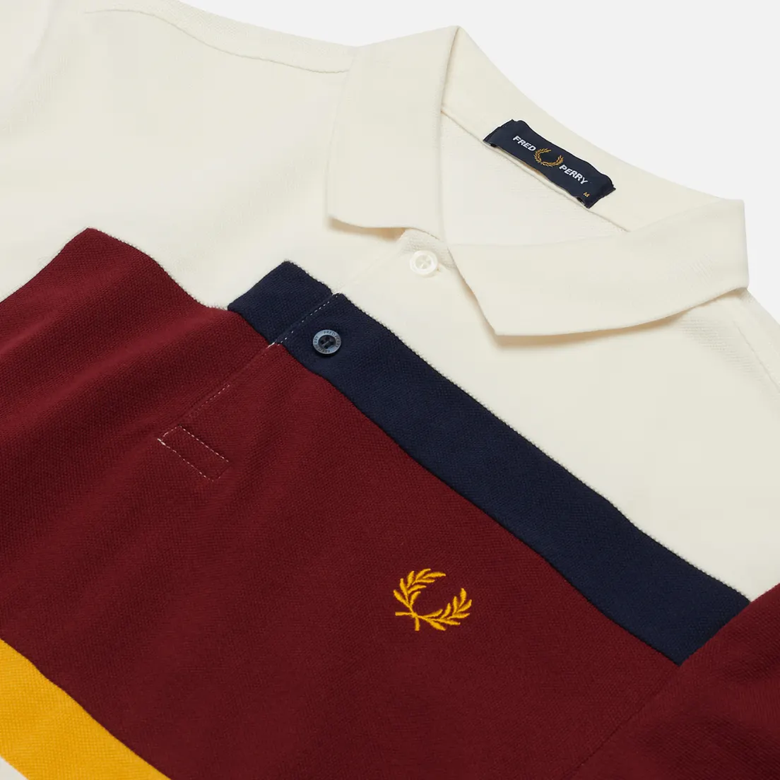 Fred Perry Мужское поло Abstract Panel