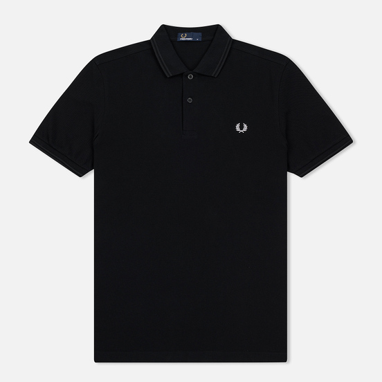 Мужское поло Fred Perry Authentic Embroidered Laurel Black