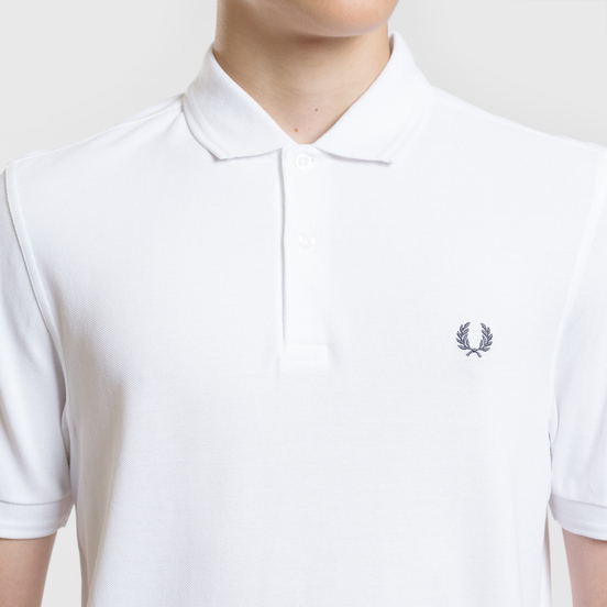 Мужское поло Fred Perry Authentic Embroidered Laurel White