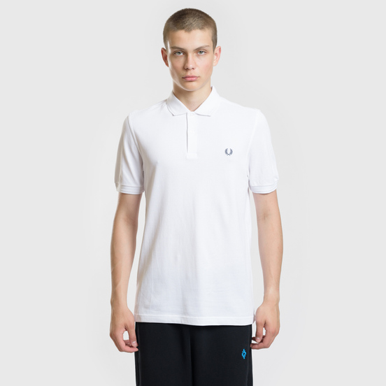 Мужское поло Fred Perry Authentic Embroidered Laurel White