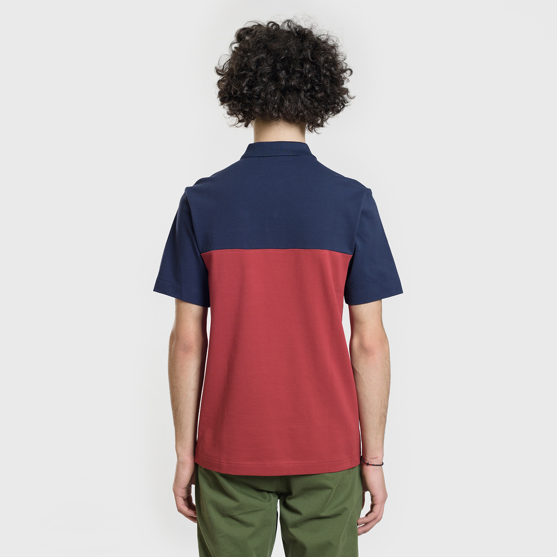 Fred Perry Мужское поло Contrast Panel Pique