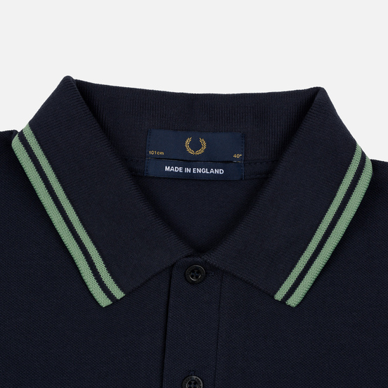 Мужское поло Fred Perry M12 Navy/Pistachio/Pistachio