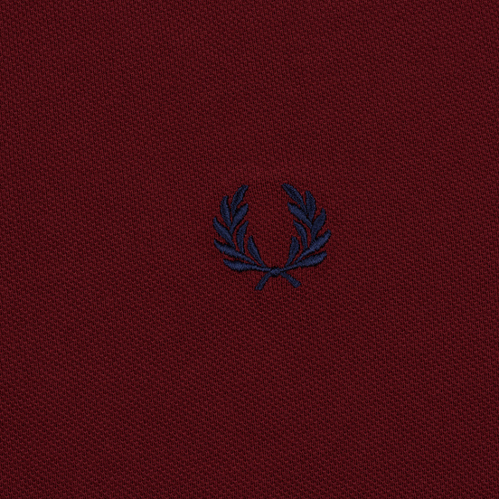 Мужское поло Fred Perry M3600 Twin Tipped Dark Red/White/Carbon Blue