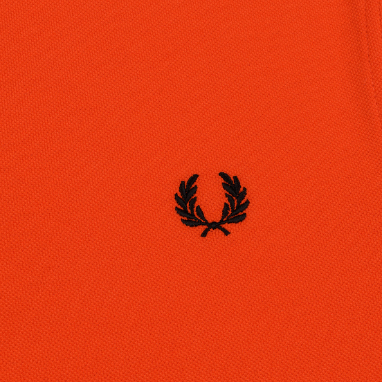 Мужское поло Fred Perry M3600 Twin Tipped International Orange/White/Black