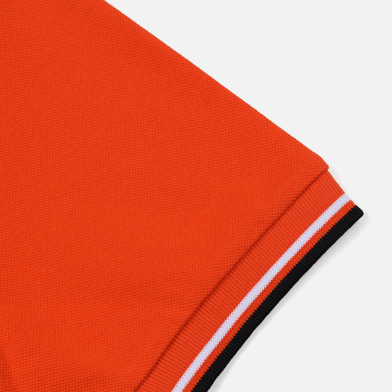 Мужское поло Fred Perry M3600 Twin Tipped International Orange/White/Black