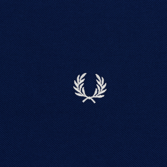 Мужское поло Fred Perry M3600 Twin Tipped Medieval Blue/Snow White/Snow White