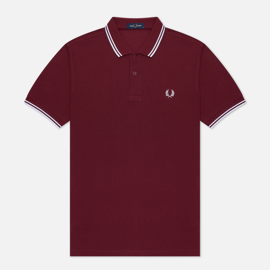 Мужское поло Fred Perry M3600 Twin Tipped Port/White/White