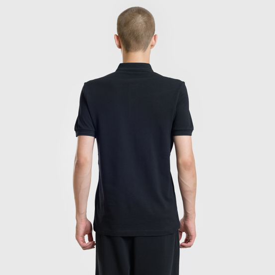 Мужское поло Fred Perry Printed Panel Pique Black
