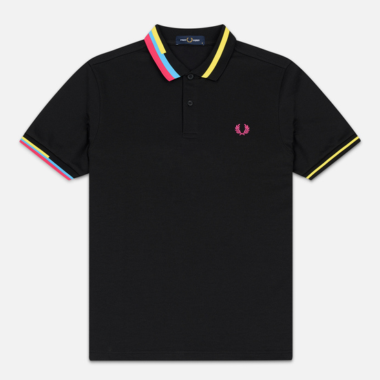 Мужское поло Fred Perry Process Colour Black