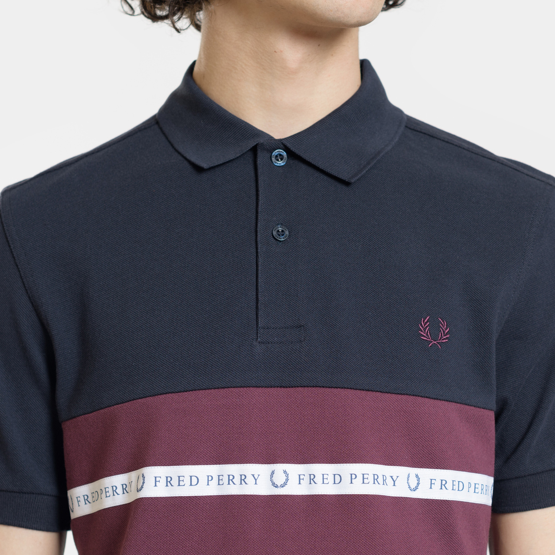 Fred Perry Мужское поло Sports Tape Pique