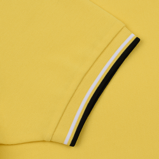Мужское поло Fred Perry Twin Tipped Electric Yellow/White/Black