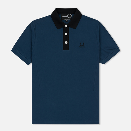 Мужское поло Fred Perry x Raf Simons Contract Collar Dark Blue
