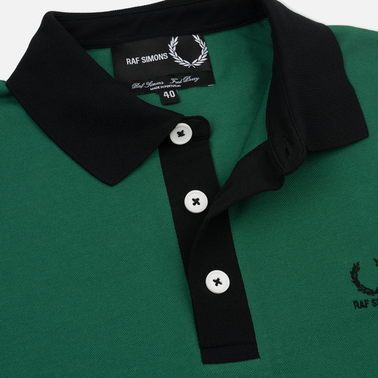 Мужское поло Fred Perry x Raf Simons Contract Collar Raf Green