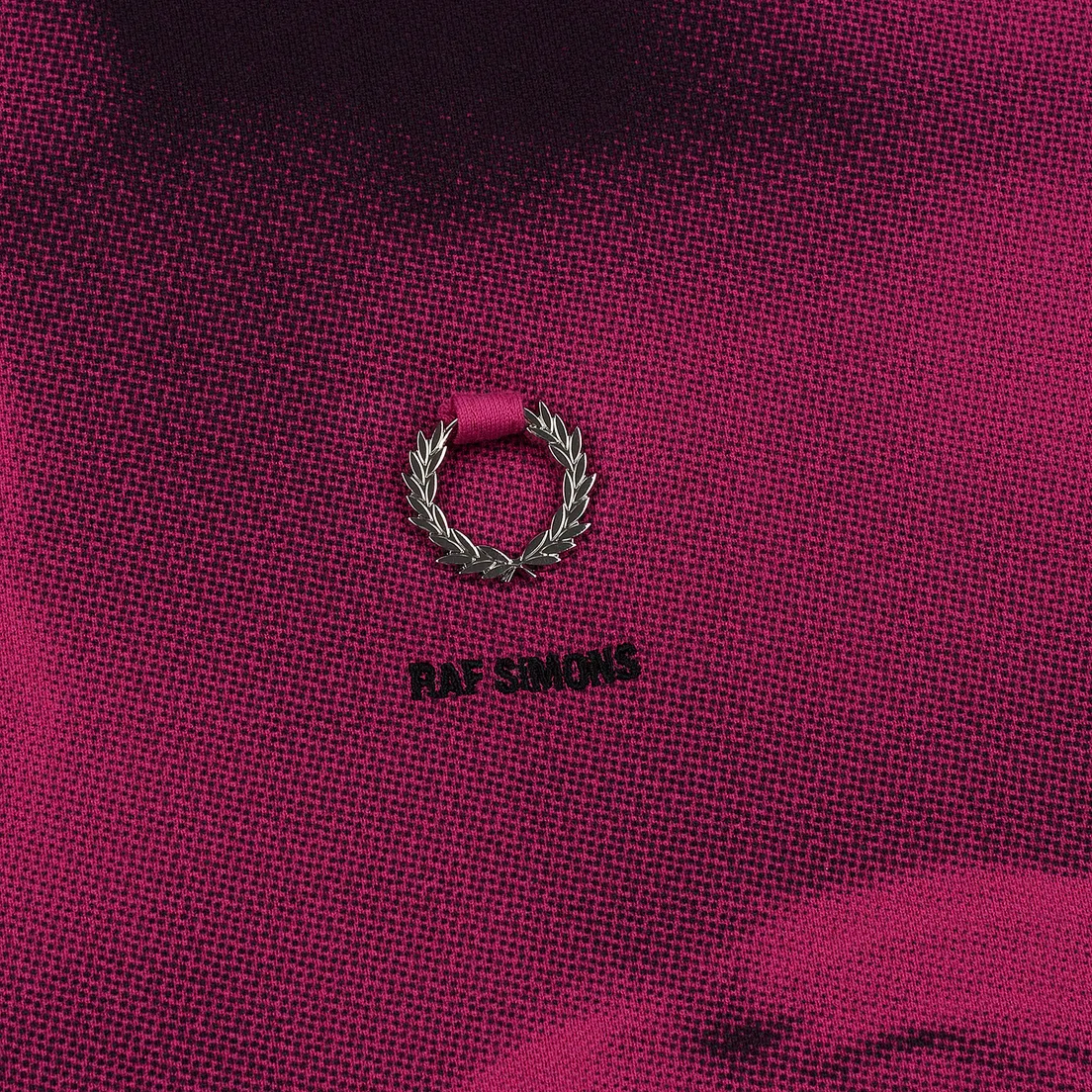 Fred Perry x Raf Simons Мужское поло Oversized Digital Print Pique