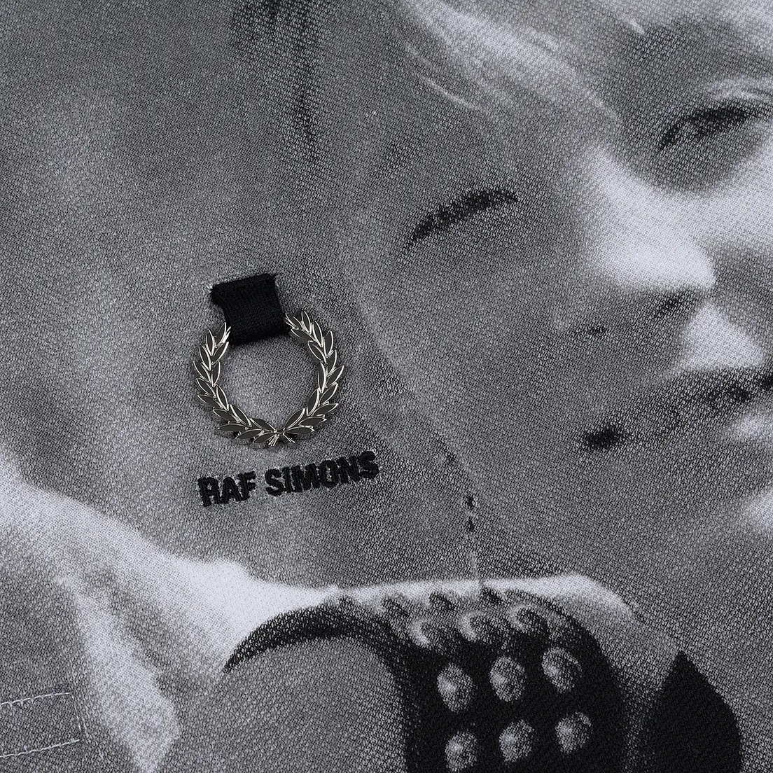 Fred Perry x Raf Simons Мужское поло Oversized Printed Pique