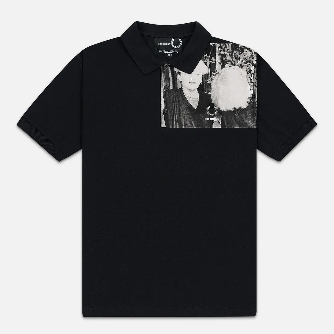 Fred Perry x Raf Simons Мужское поло Shoulder Print
