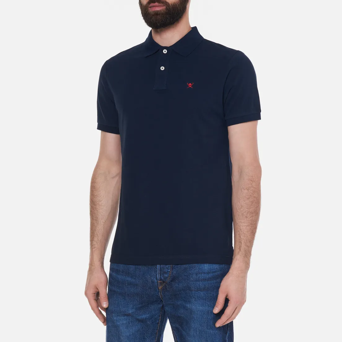 Hackett Мужское поло Slim Fit Logo