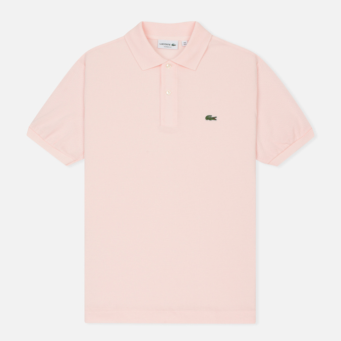 Lacoste L.12.12 Classic Fit поло blend прямой силуэт отложной воротник однотонное размер l синий