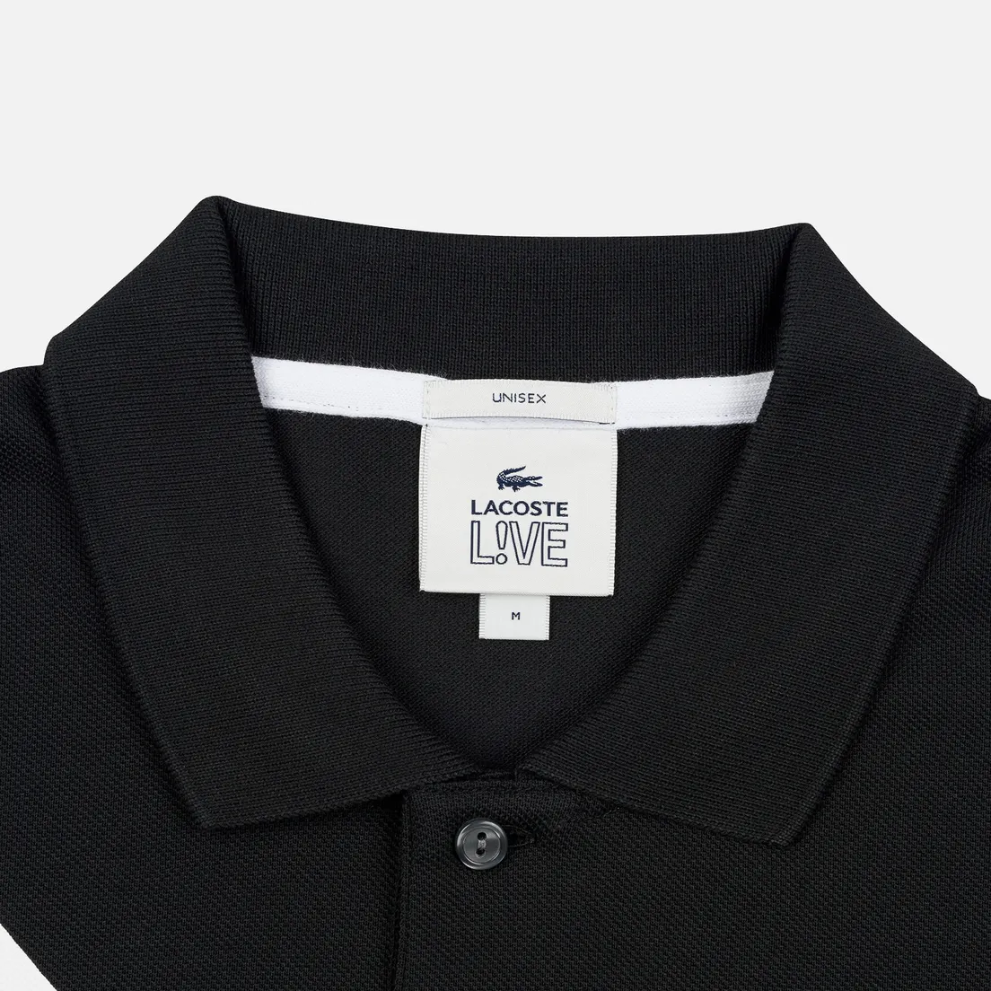 Lacoste Live Мужское поло Loose Fit Signature Cotton Pique