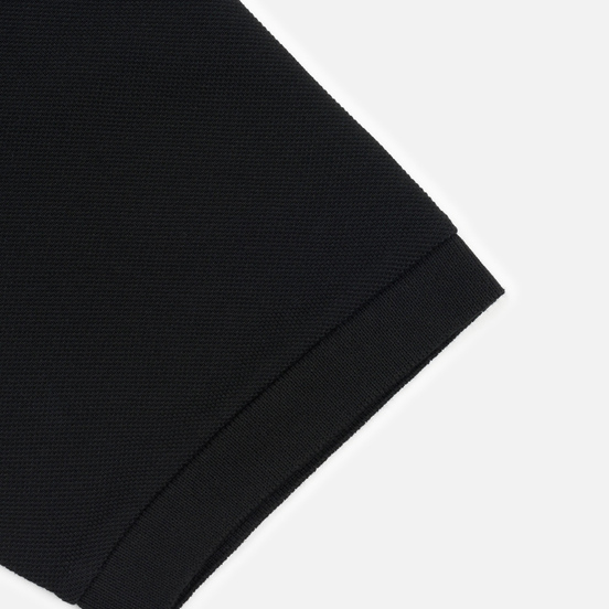 Мужское поло Lacoste Live Loose Fit Signature Cotton Pique Black/White