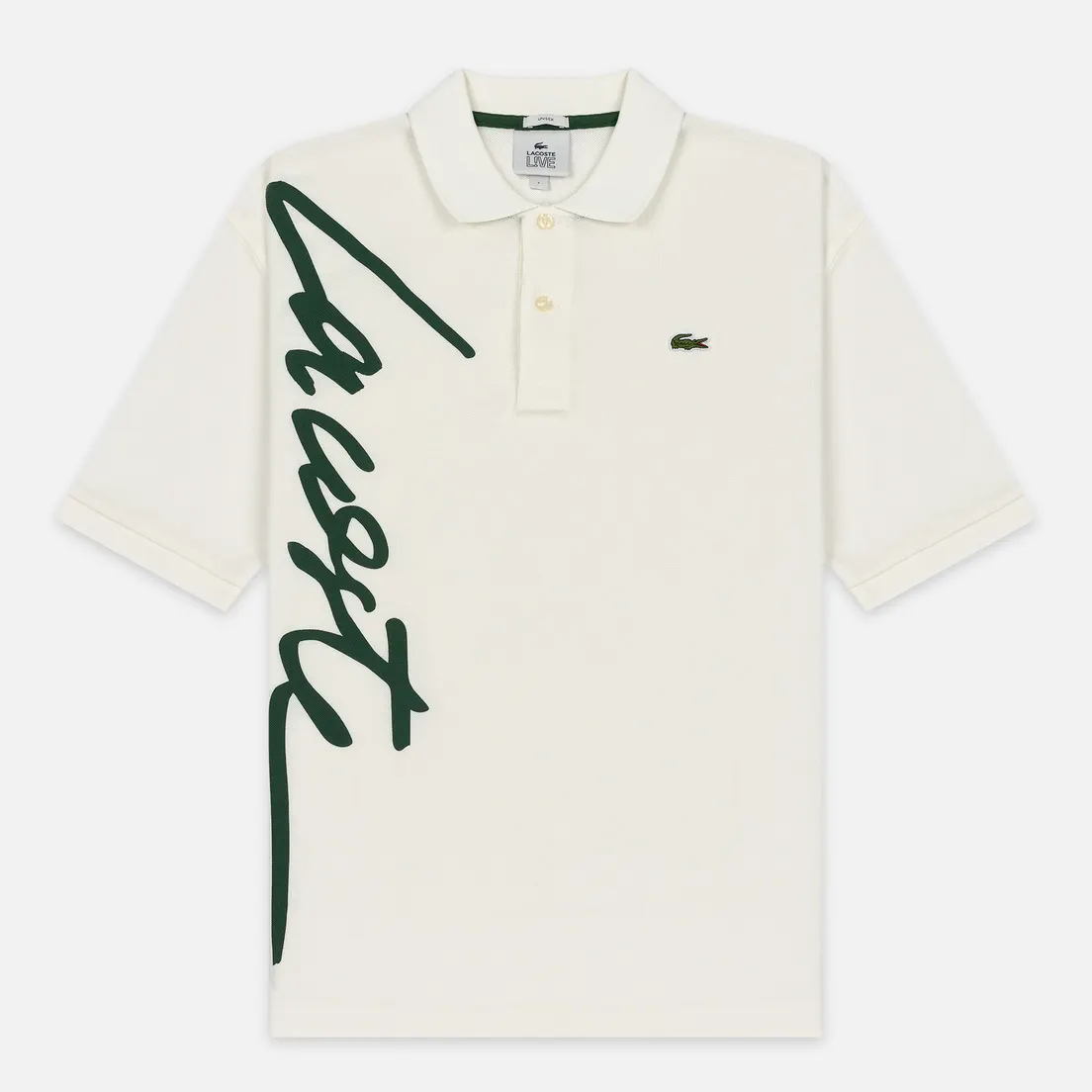 Lacoste Live Мужское поло Loose Fit Signature Cotton Pique