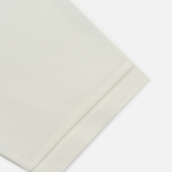Мужское поло Lacoste Live Loose Fit Signature Cotton Pique White/Green