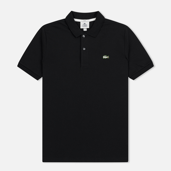 Мужское поло Lacoste Live Slim Fit Petit Pique Black