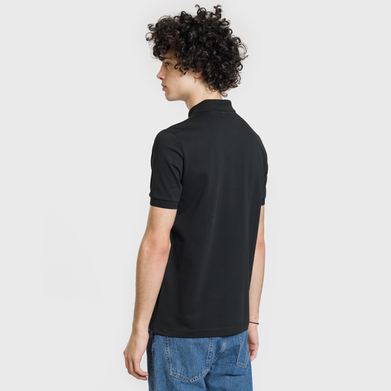 Мужское поло Lacoste Live Slim Fit Petit Pique Black