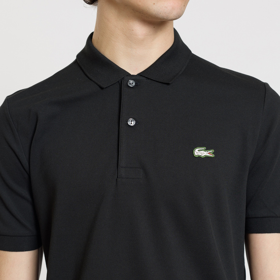 Мужское поло Lacoste Live Slim Fit Petit Pique Black