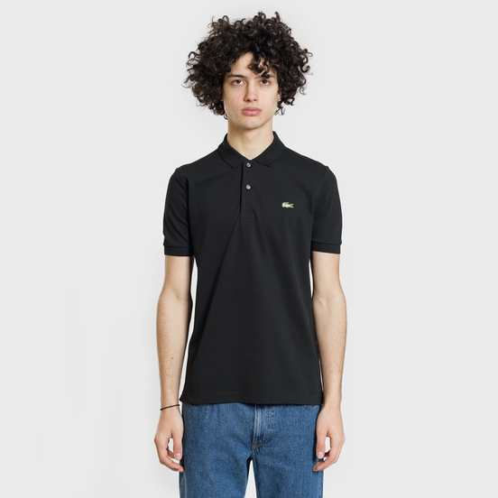 Мужское поло Lacoste Live Slim Fit Petit Pique Black