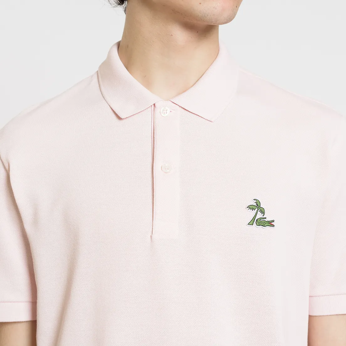Lacoste Мужское поло Regular Fit Palm Tree Croc