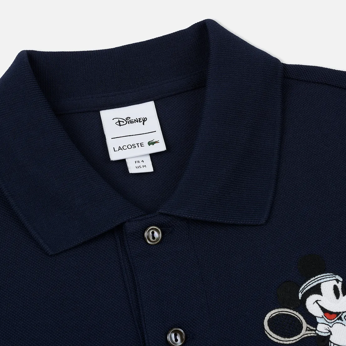 Lacoste Мужское поло x Disney Embroidered Mickey Mouse