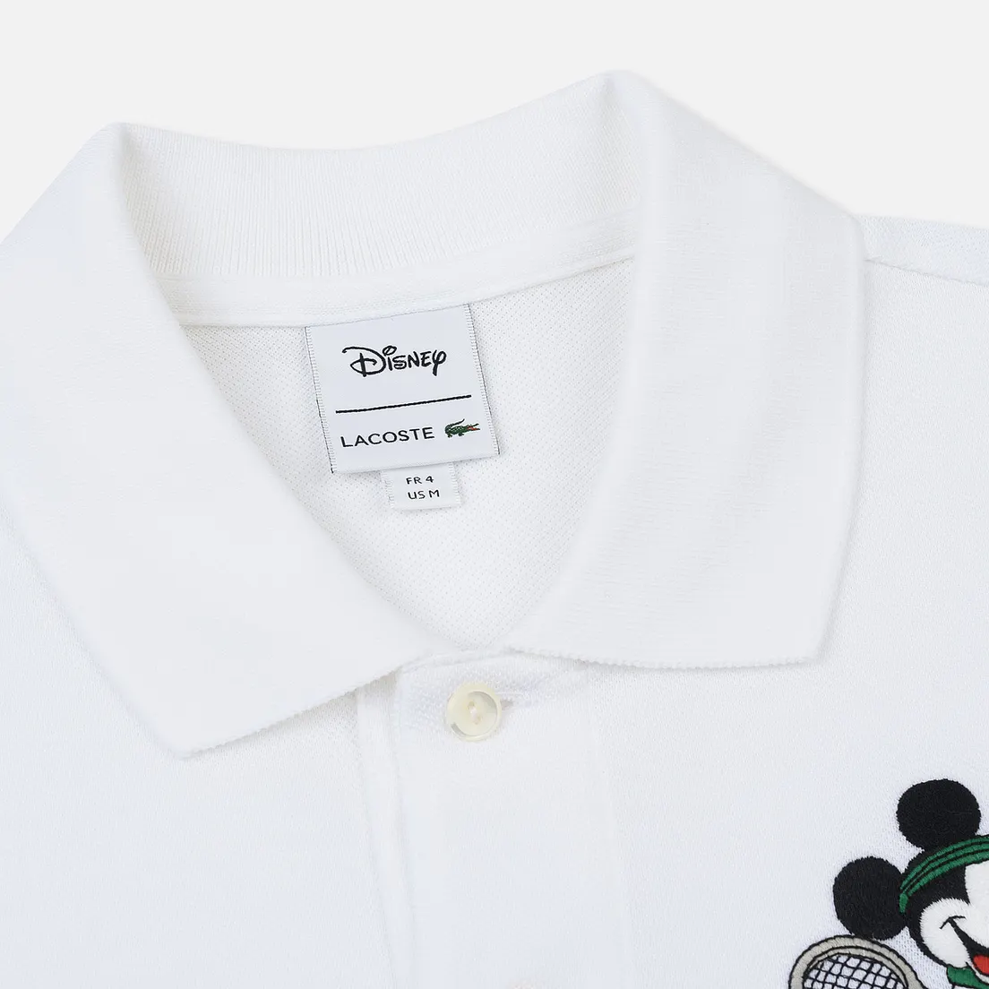 Lacoste Мужское поло x Disney Embroidered Mickey Mouse