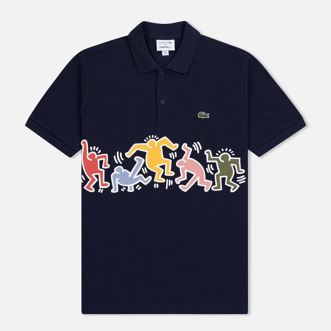 Lacoste Мужское поло x Keith Haring Print Band Regular Fit