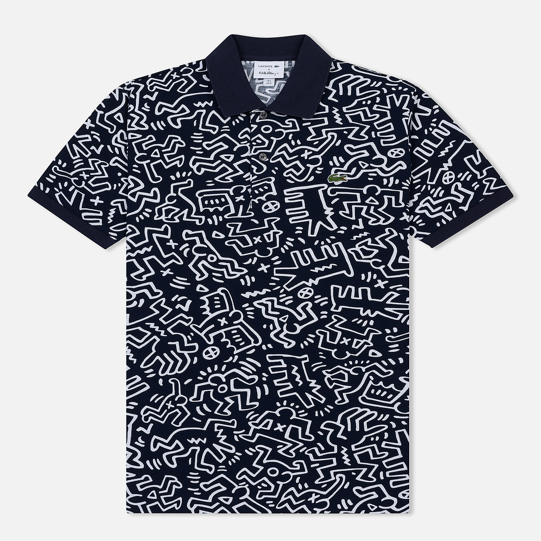 Lacoste Мужское поло x Keith Haring Print Classic Fit