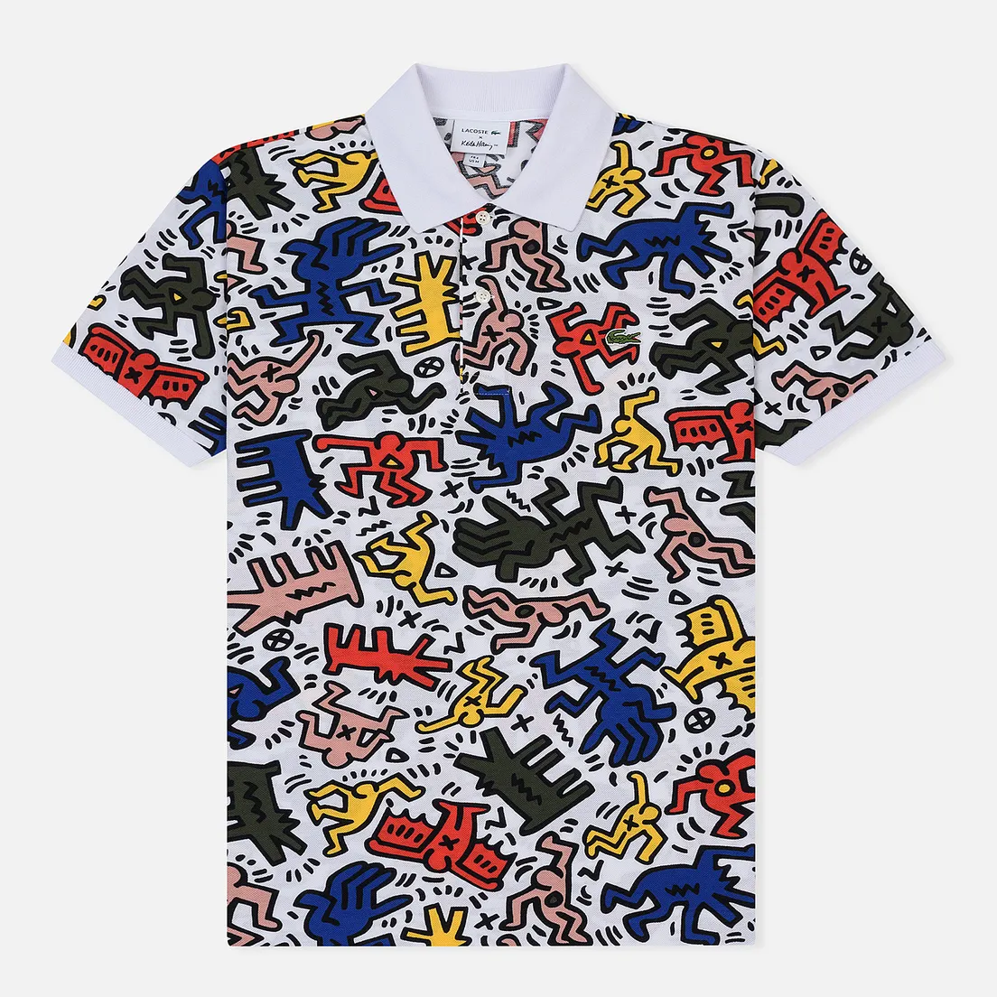 Lacoste Мужское поло x Keith Haring Print Classic Fit
