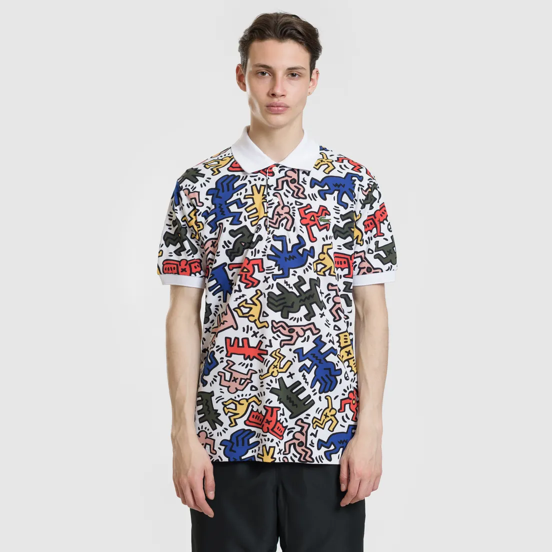 Lacoste Мужское поло x Keith Haring Print Classic Fit