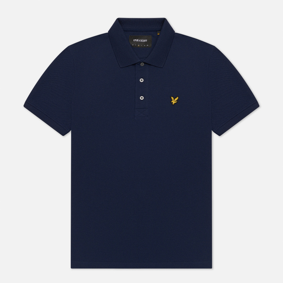 Мужское поло Lyle & Scott Plain Classic Style Navy
