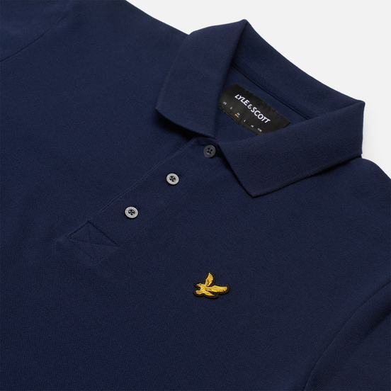 Мужское поло Lyle & Scott Plain Classic Style Navy